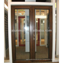 Puerta colgante de aluminio de madera LM68